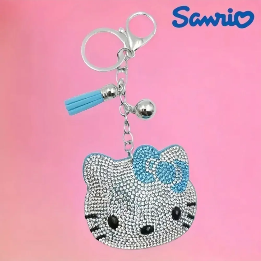 3 for $26 - Hello Kitty Rhinestone tassel Keychain Bag Charm